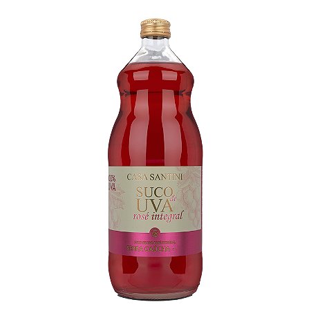 Santini Suco de Uva Rosé Integral Casa Santini 1L