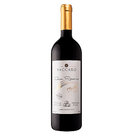 Vaccaro Vinho Tinto Gran Reserva Merlot 2018