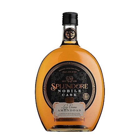 Somacal Licor Splendore Nobile Cask Creme de Amêndoas