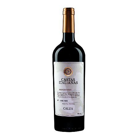 Calza Vinho Tinto Castas Italianas Sangiovese 2022