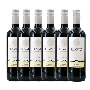 Kit com 6x Ulian Vinho Tinto de Mesa Seco Levato Clássico
