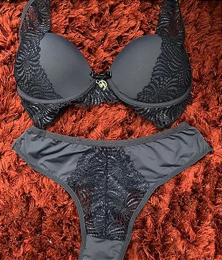 Conjunto lingerie calcinha e sutiã