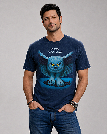 RUSH FLY BY NIGHT STAMP MCE 164