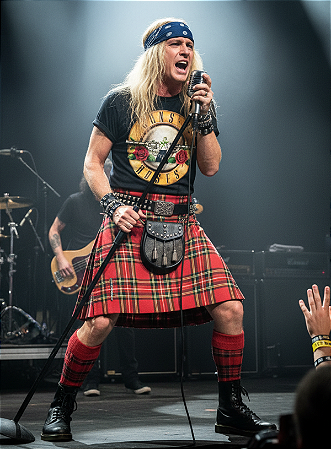 GUNS N' ROSES LOGO STAMP TS 1464