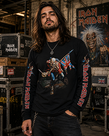 IRON MAIDEN THE TROOPER STAMP LONG 007