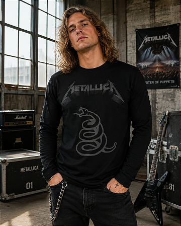 METALLICA BLACK ALBUM STAMP LONG 013