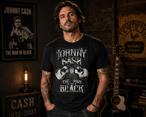 JOHNNY CASH - CROSS GUITARS STAMP TS 1460