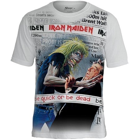 IRON MAIDEN BE QUICK OR BE DEAD STAMP PRE 106
