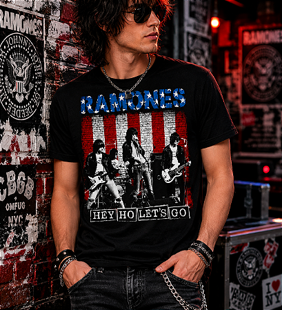 RAMONES HEY, HO, LET'S GO STAMP TS 1453