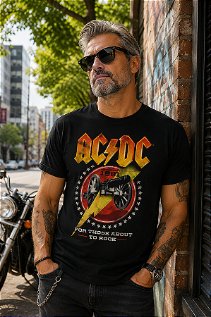 AC DC FOR THOSE ABOUT TO ROCK STAMP TS 1501