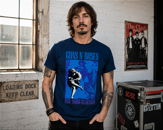 GUNS N' ROSES STAMP USE YOUR ILLUSION II TS 1546