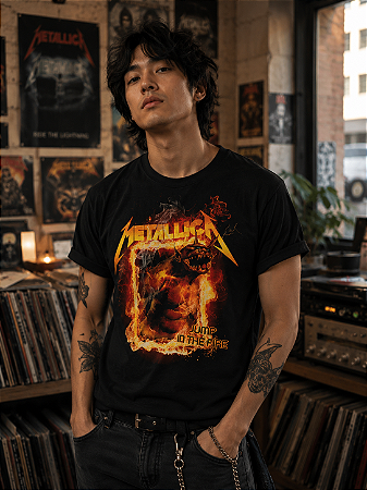 METALLICA JUMP IN THE FIRE STAMP TS 1517