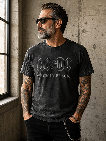 AC/DC Back in Black Preta Stoned MCE 152