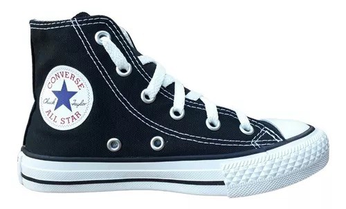 ALL STAR PRETO INFANTIL CANO LONGO