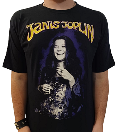 Camiseta Janis Joplin Foto Ponto Zero 029