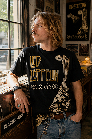 Camiseta Led Zeppelin Monge II Ponto Zero 042