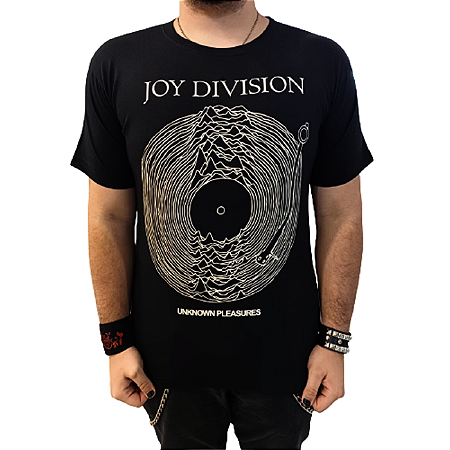 Camiseta Joy Division Unknow Pleasures Disco Ponto Zero 031