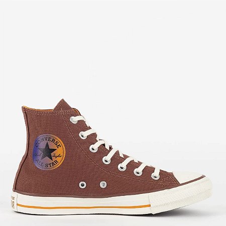 Tênis Chuck Taylor All Star Carvalho Vermelho Cano Longo