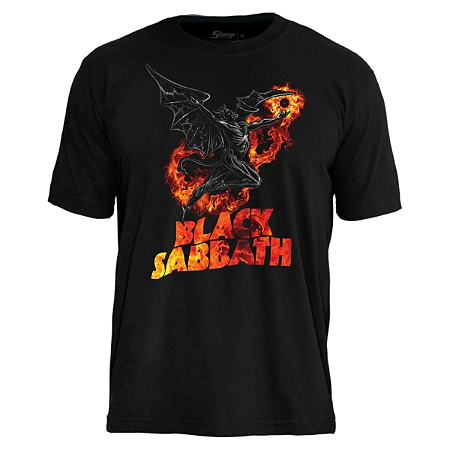 Camiseta Black Sabbath Fallen Angel Stamp TS 1550