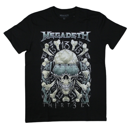 Camiseta Megadeth Thirteen Consulado do Rock Of 0014 (XXX)