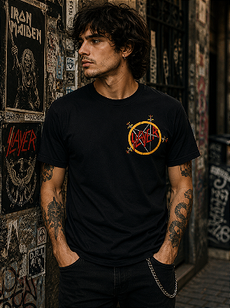 SLAYER EAGLE TEE STAMP PC 010