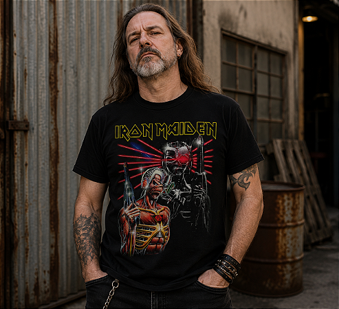 IRON MAIDEN TERMINATE STAMP TS 1654