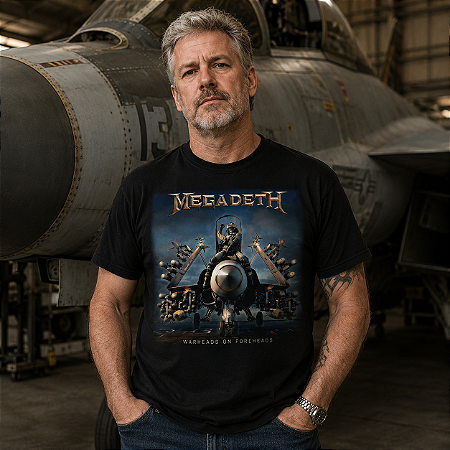 MEGADETH WARHEADS ON FOREHEADS STAMP TS 1656