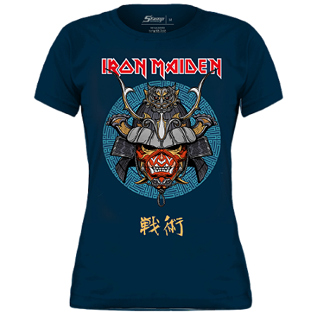 IRON MAIDEN BABY LOOK SENJUTSU STAMP BB490