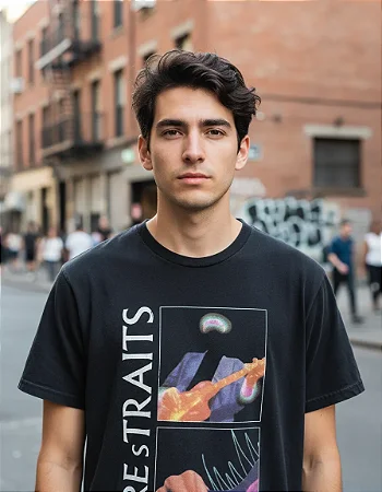 CAMISETA DIRE STRAITS MONEY FOR NOTHING