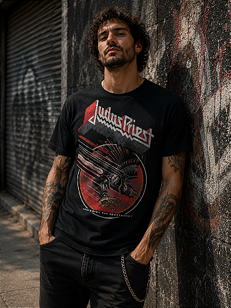 Camiseta Judas Priest Screaming For Vengeance TS 1557