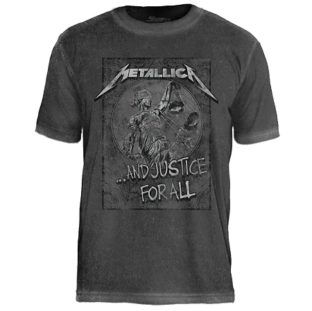 Camiseta Especial Metallica Justice Seal MCE 223