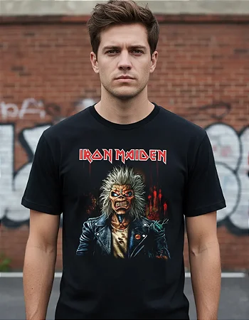 Iron Maiden Portrait Ocial Stamp TS 1858