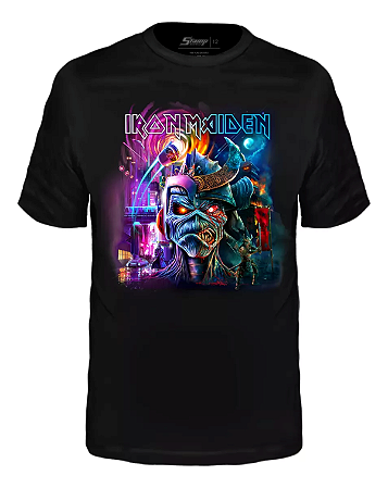 Camiseta Infantil Iron Maiden The Future Past World Tour 2024 KID 519