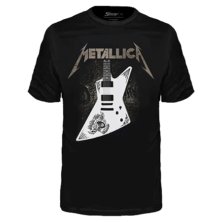 Metallica Hetfield Guitar Camiseta Infantil KID 495