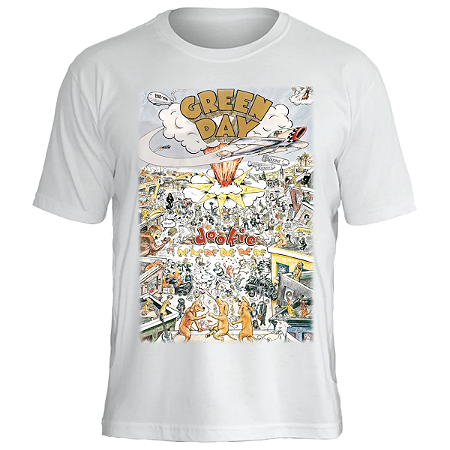 Green Day Dookie Branca TS 1668