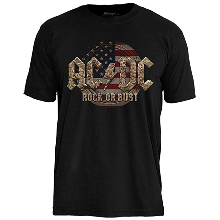 AC/DC Rock Or Bust Flag STAMP TS 1470