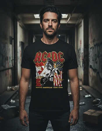 AC/DC North American Tour 1980 STAMP TS 1931