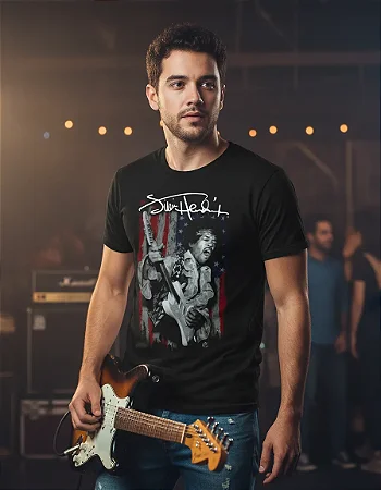 Jimy Hendrix Stamp Rockwear Ts 1629