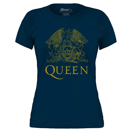 BABY LOOK QUEEN LOGO STAMP BB 483