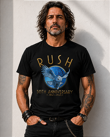 Rush Stamp 50 Th Anniversary Fly By Night Ts 1980