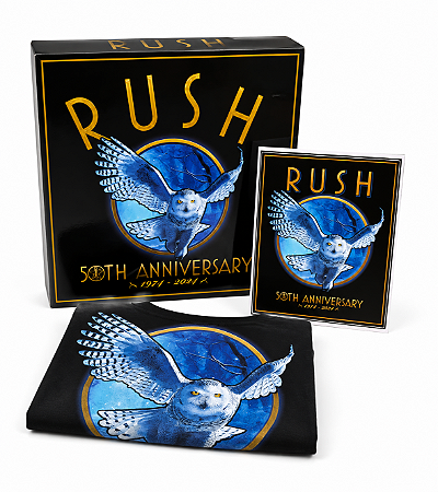 KIT EXCLUSIVO RUSH - CAMISETA + ADESIVO