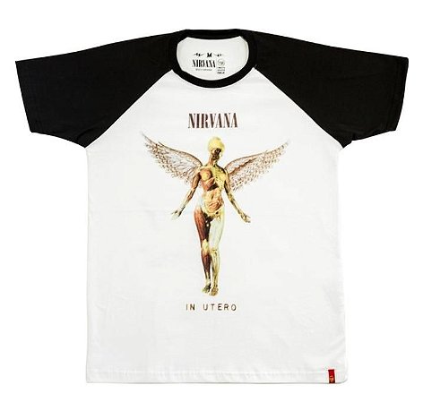 NIRVANA IN UTERO RAGLAN