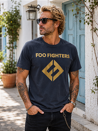 FOO FIGHTERS NEW LOGO - AZUL STAMP TS 1411