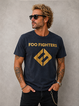 FOO FIGHTERS NEW LOGO - AZUL STAMP TS 1411