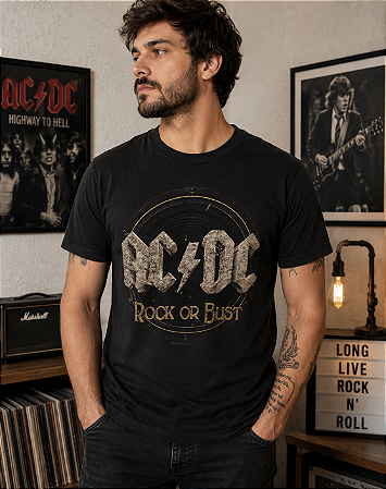 AC DC ROCK OR BUST STAMP TS 1057