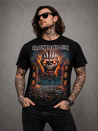 IRON MAIDEN FIERY ED SPREAD STAMP PRE 107