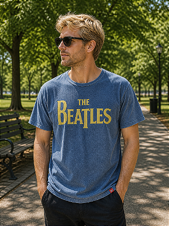 BEATLES LOGO - AZUL