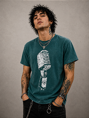 MICROFONE VINTAGE - VERDE