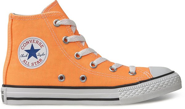ALL STAR CHUCK TAYLOR LARANJA FLUOR INFANTIL