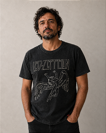 LED ZEPPELIN ÍCARO - PRETA